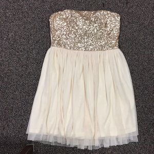 Gold Sequin Dress